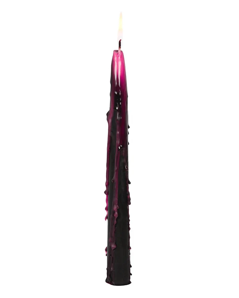 Pink "Blutende" Vampir Kerzen 4er-Set