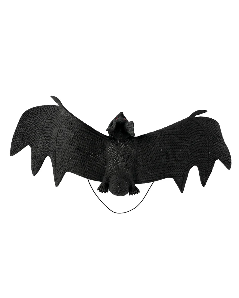Schwarze Fledermaus aus Vinyl 26x9cm