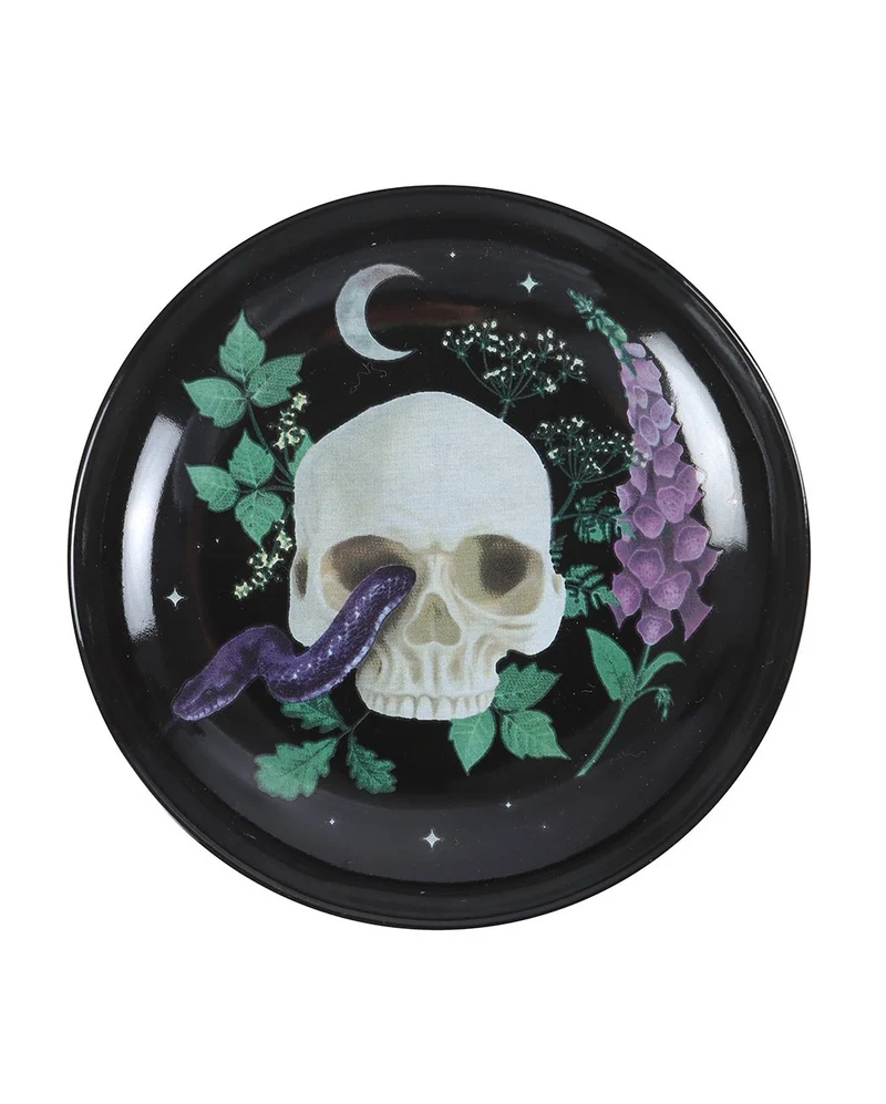 Venom & Vines Totenkopf Schmuckschale Ø 11cm