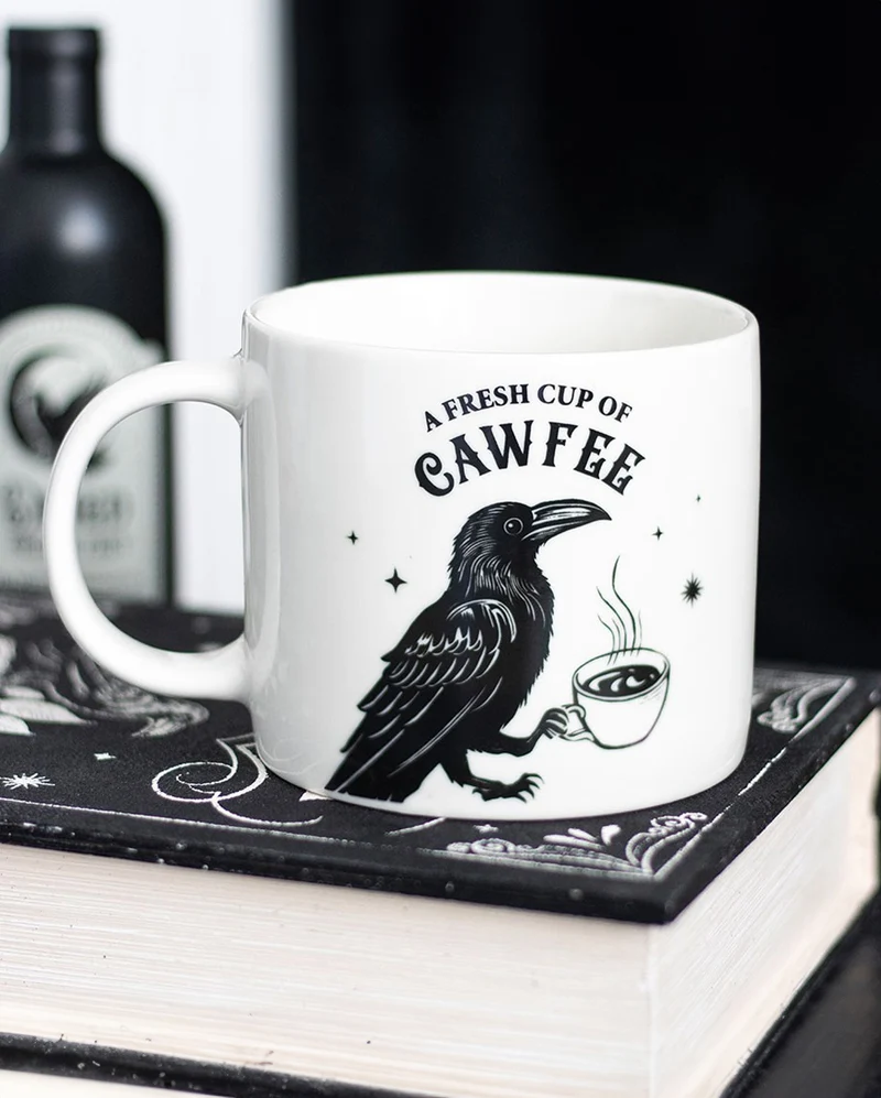 Cawfee Raven Kaffeebecher