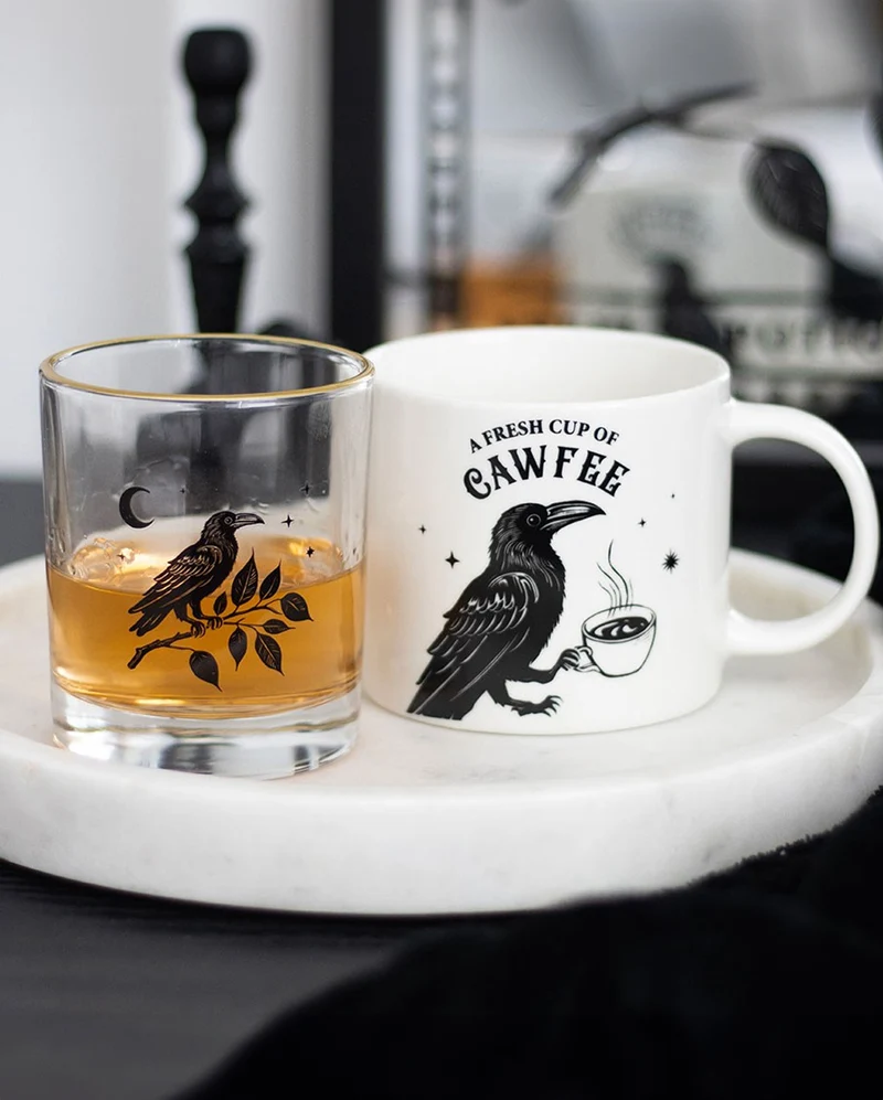 Cawfee Raven Kaffeebecher
