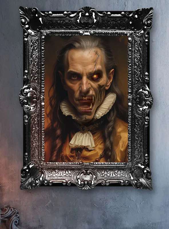 Großes Wackelbild Vampir Halloween 60x40cm