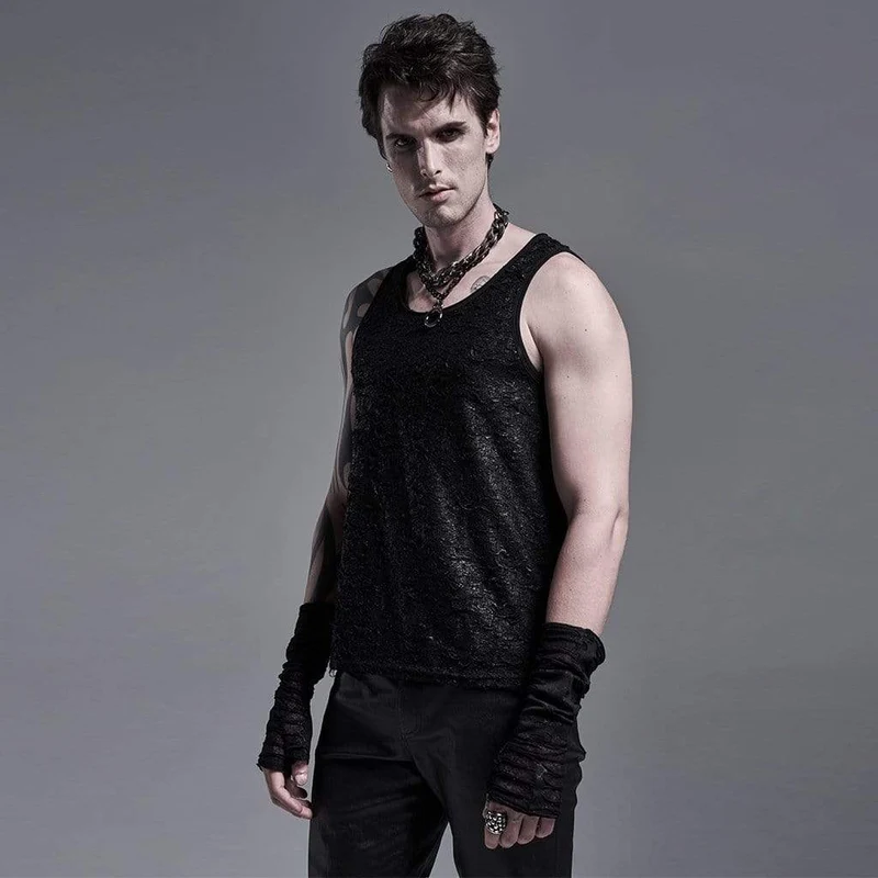 Gothic Ripped Long Gloves für Herren