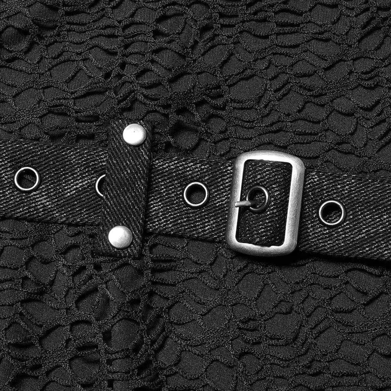 Punk-Tanktop mit Splice-Schnalle für Herren
