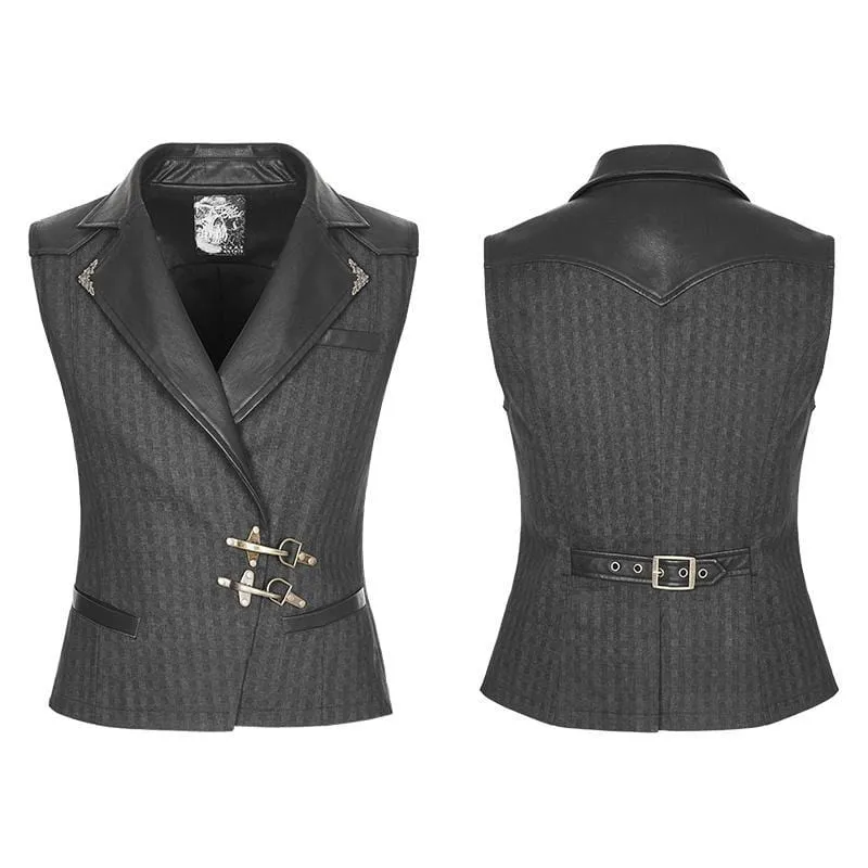 Herren Steampunk Crossover Weste
