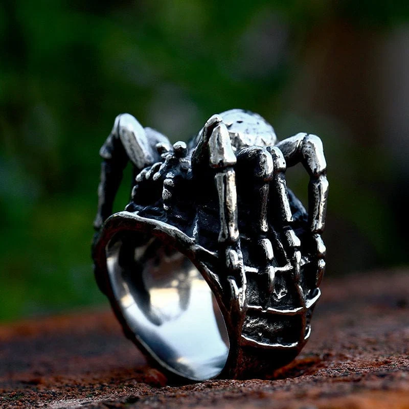 Herren-Punk-Spider-Ring