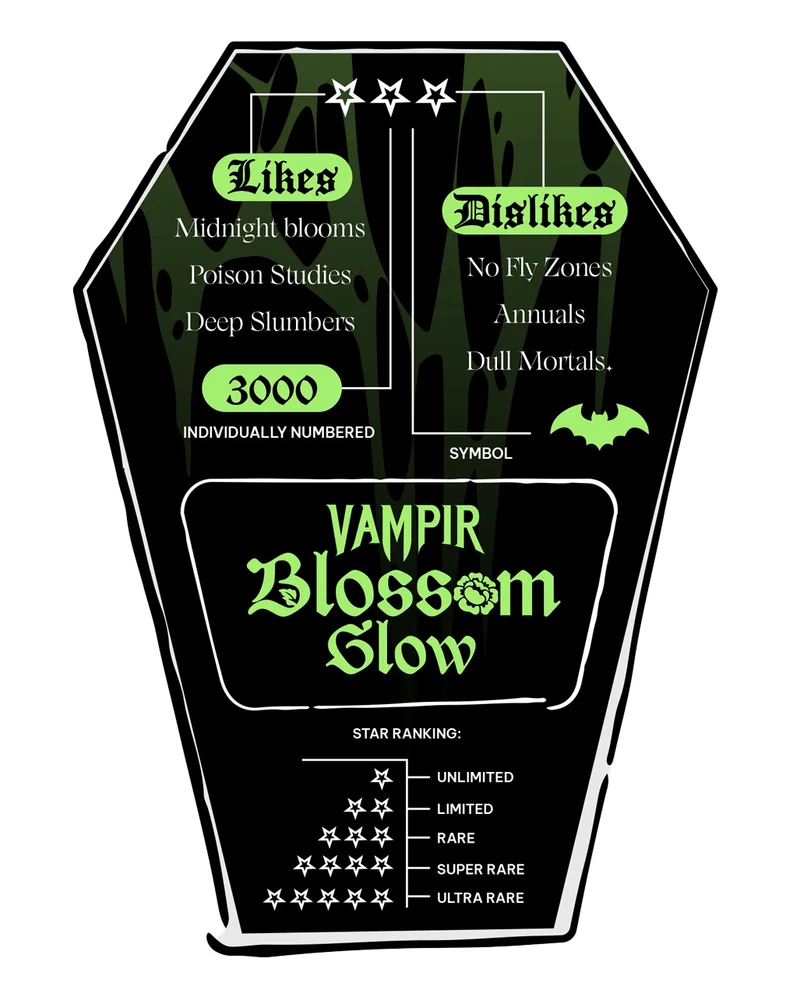 KILLSTAR Vampir Blossom Glow Plüschtier