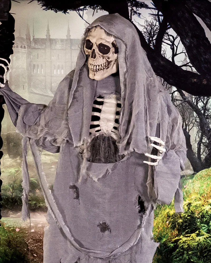 Skelett Sensenmann Halloween Animatronic 183cm