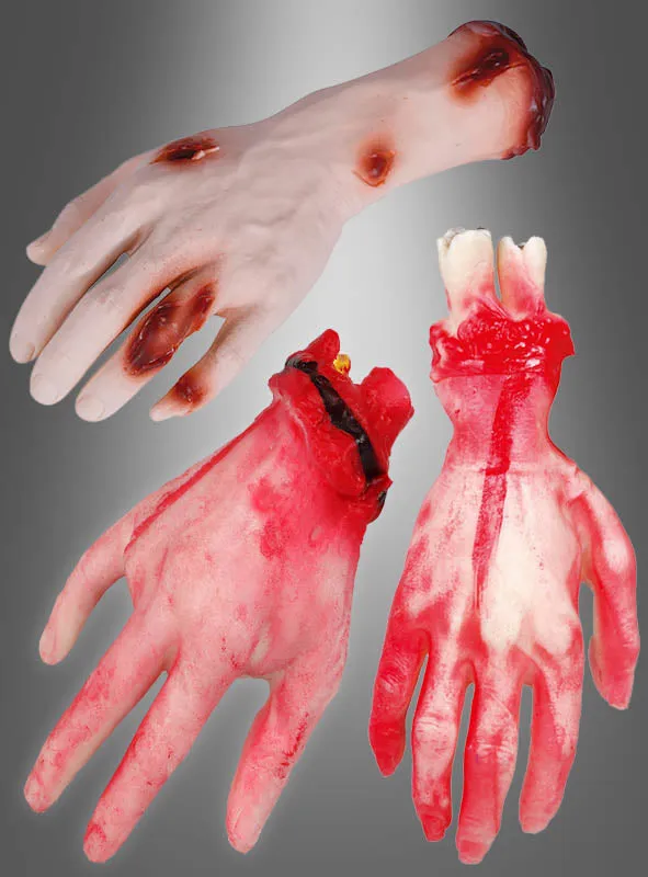 Halloween Dekoration abgehackte Hand