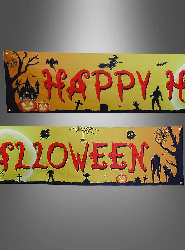Happy Halloween Banner 290x50cm