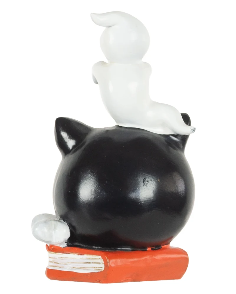 Geist & Grinsende Katze Dekofigur 10cm