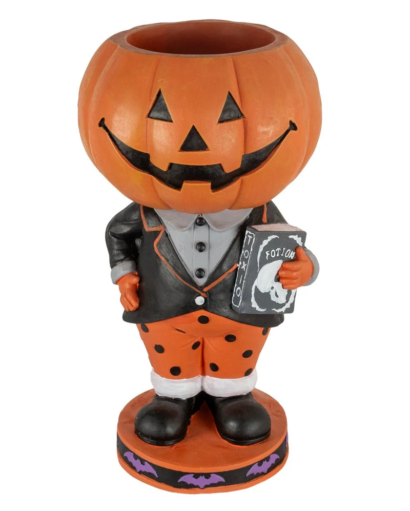 Halloween Kürbis Figur als Bonbonschüssel 68cm