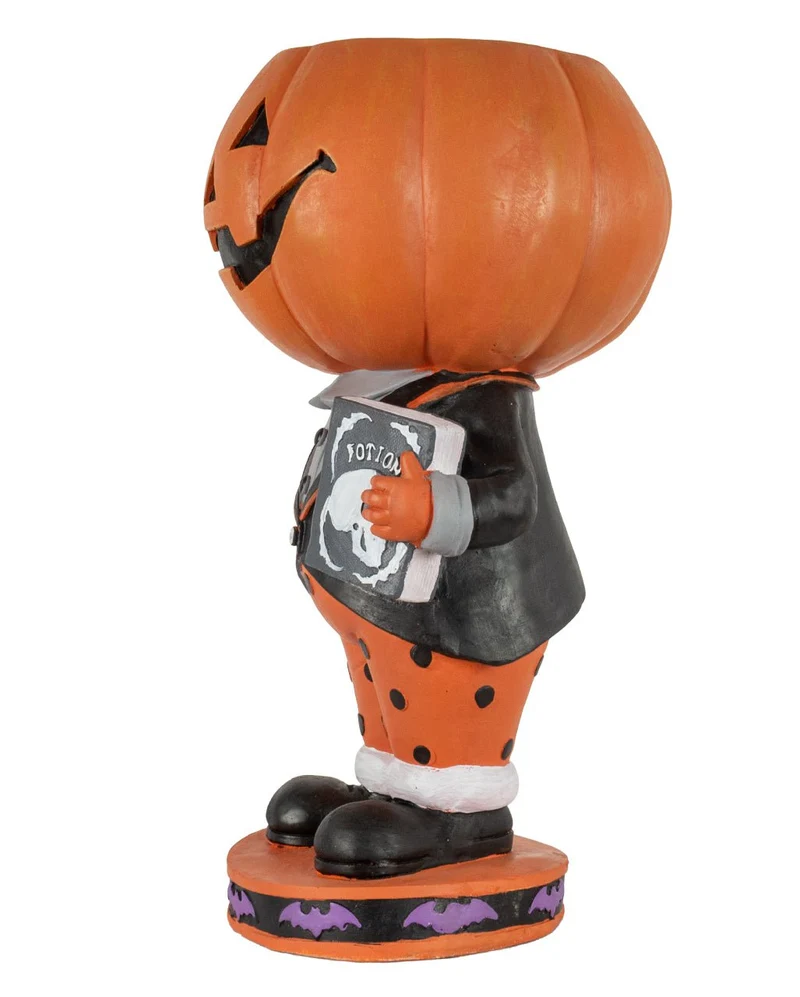 Halloween Kürbis Figur als Bonbonschüssel 68cm