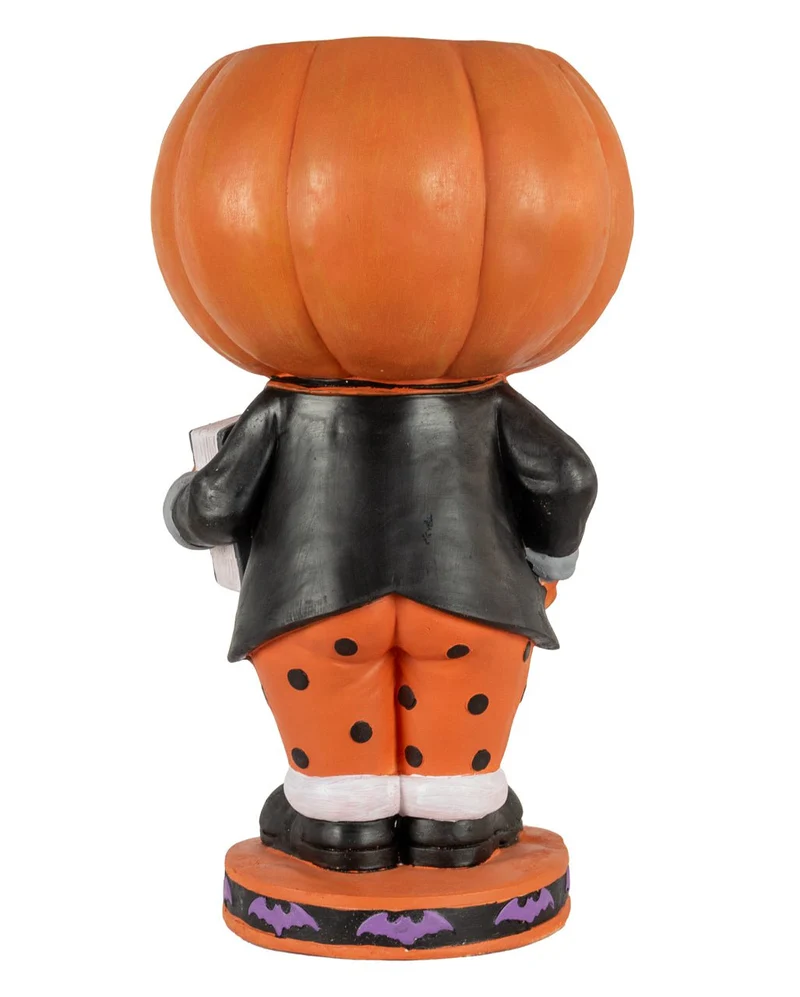 Halloween Kürbis Figur als Bonbonschüssel 68cm