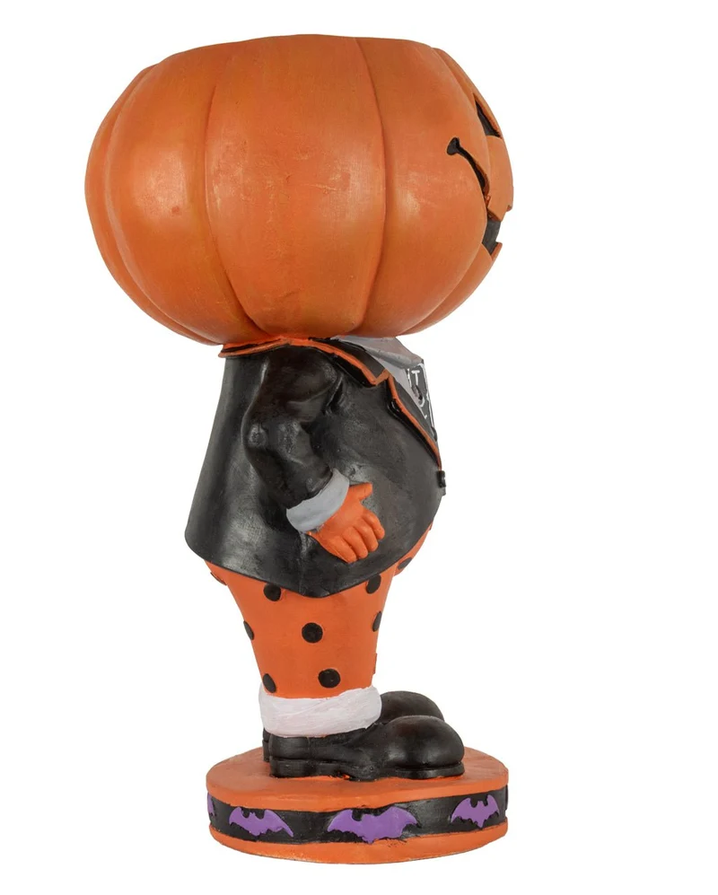 Halloween Kürbis Figur als Bonbonschüssel 68cm