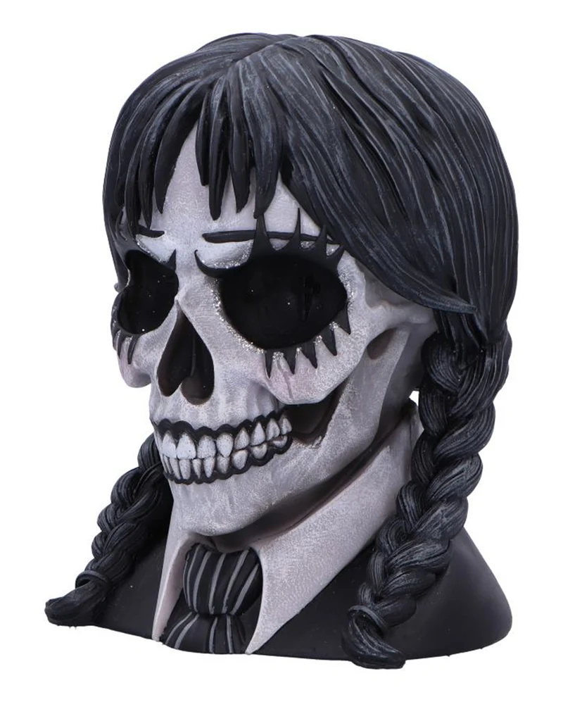Dark Glare Gothic School Girl Totenkopf Figur 16cm