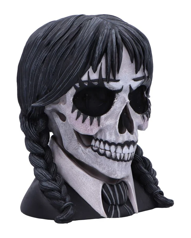 Dark Glare Gothic School Girl Totenkopf Figur 16cm