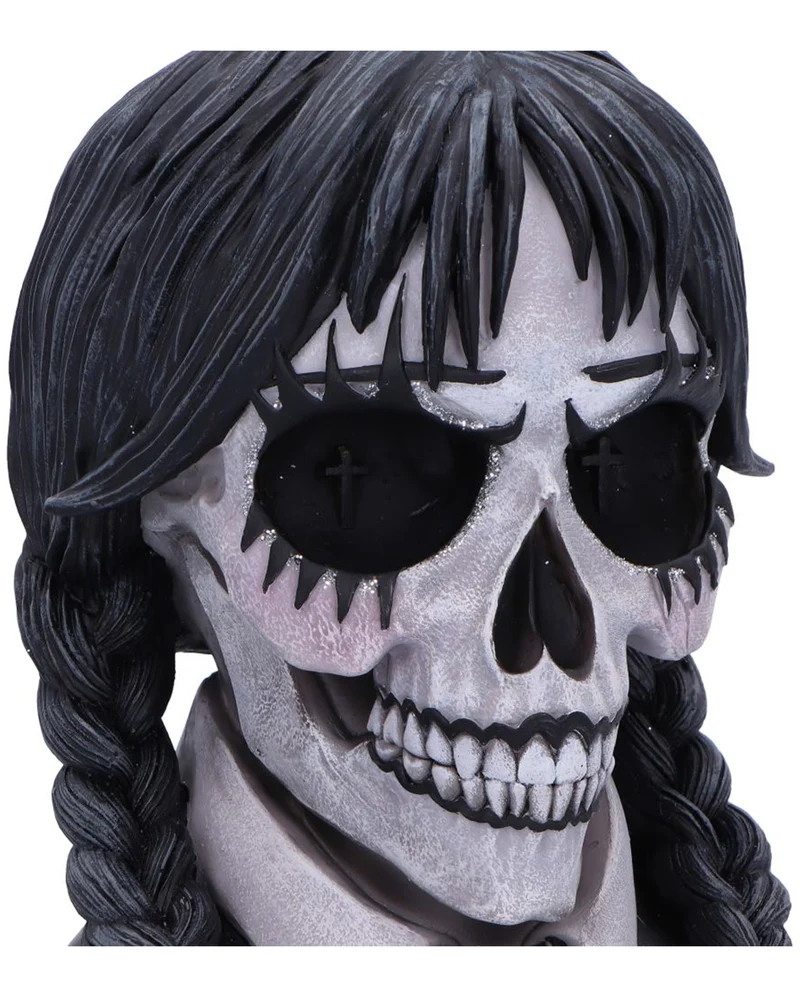 Dark Glare Gothic School Girl Totenkopf Figur 16cm