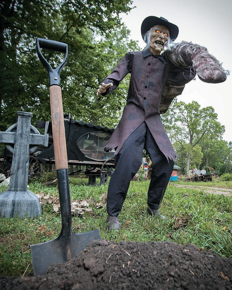 Fürchterlicher Grabräuber Halloween Animatronic 183cm