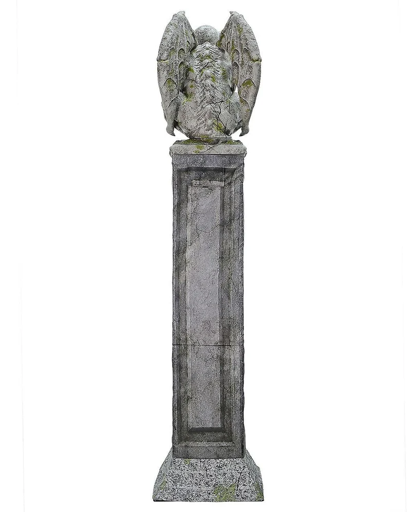 Gargoyle Torwächter auf Säule mit Licht & Sound 244cm