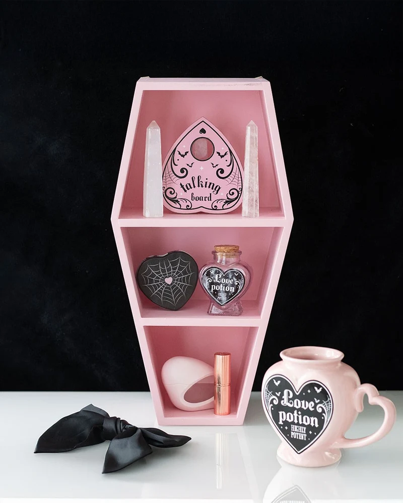 Pinkes Sarg Regal 40cm