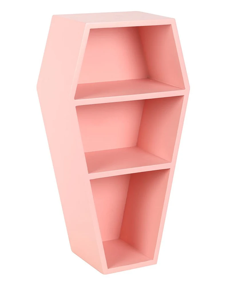 Pinkes Sarg Regal 40cm