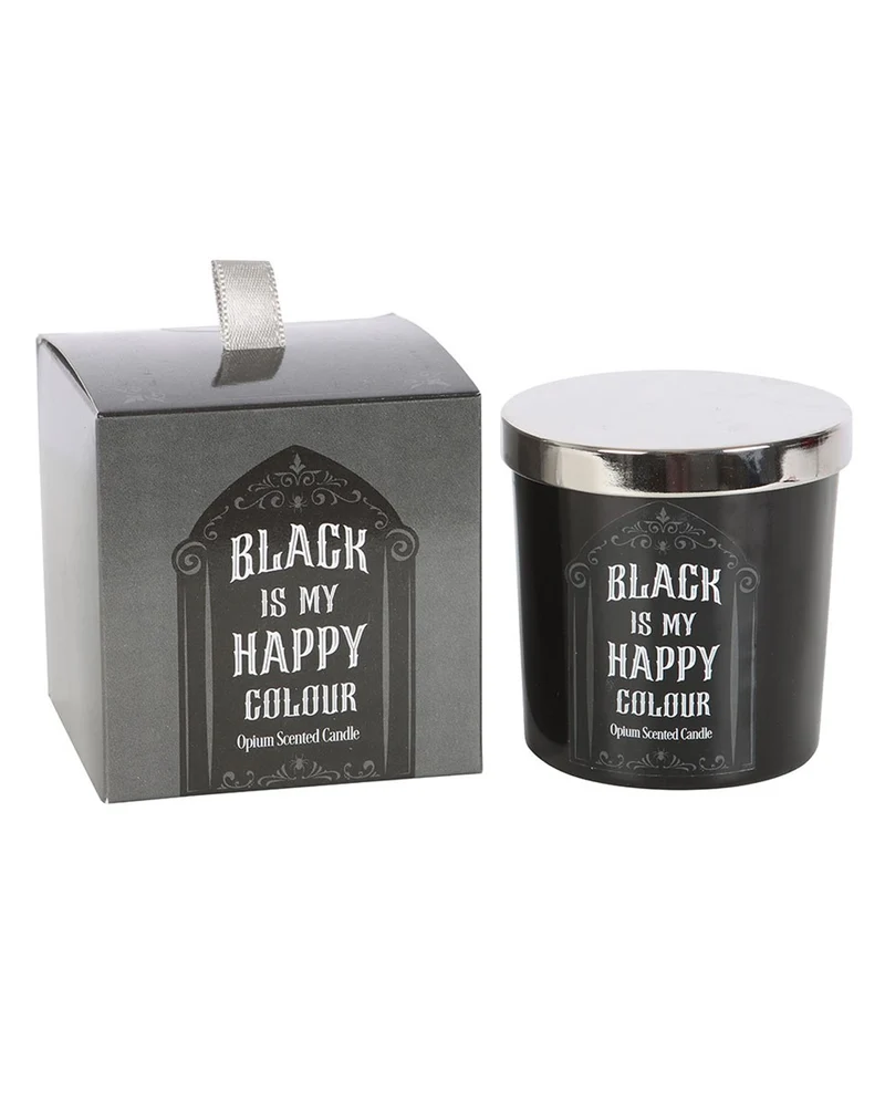 "Black is My Happy Colour" Gothic Duftkerze