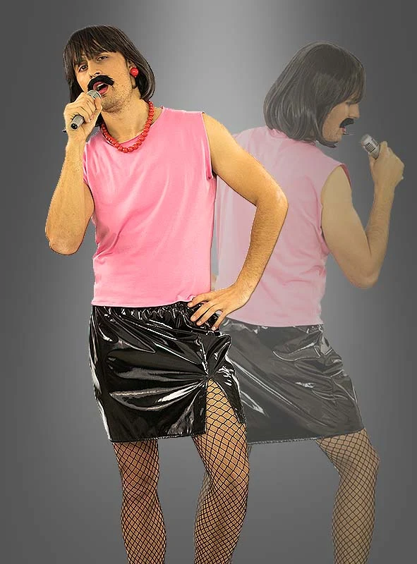 80er Rockstar Sänger Hausfrau Freddy
