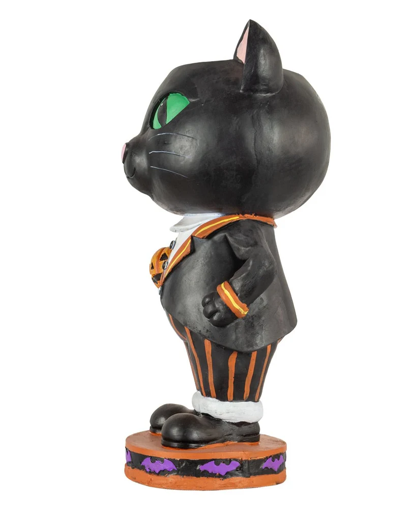 Halloween Katze als Bonbonschüssel 72cm
