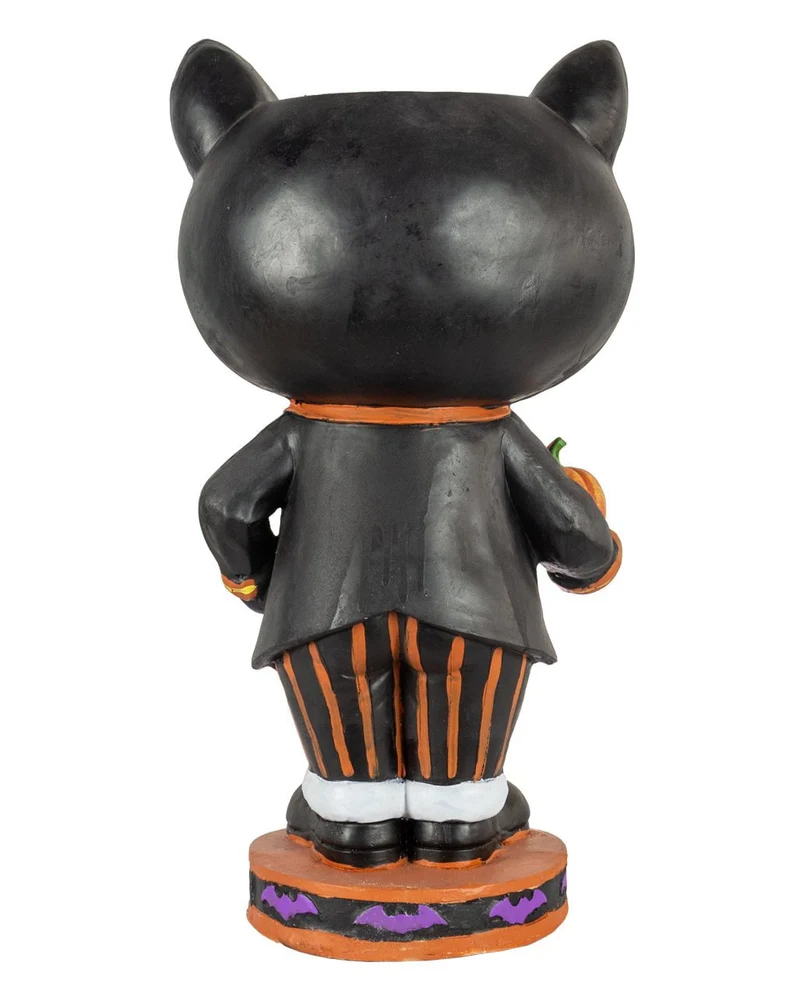 Halloween Katze als Bonbonschüssel 72cm