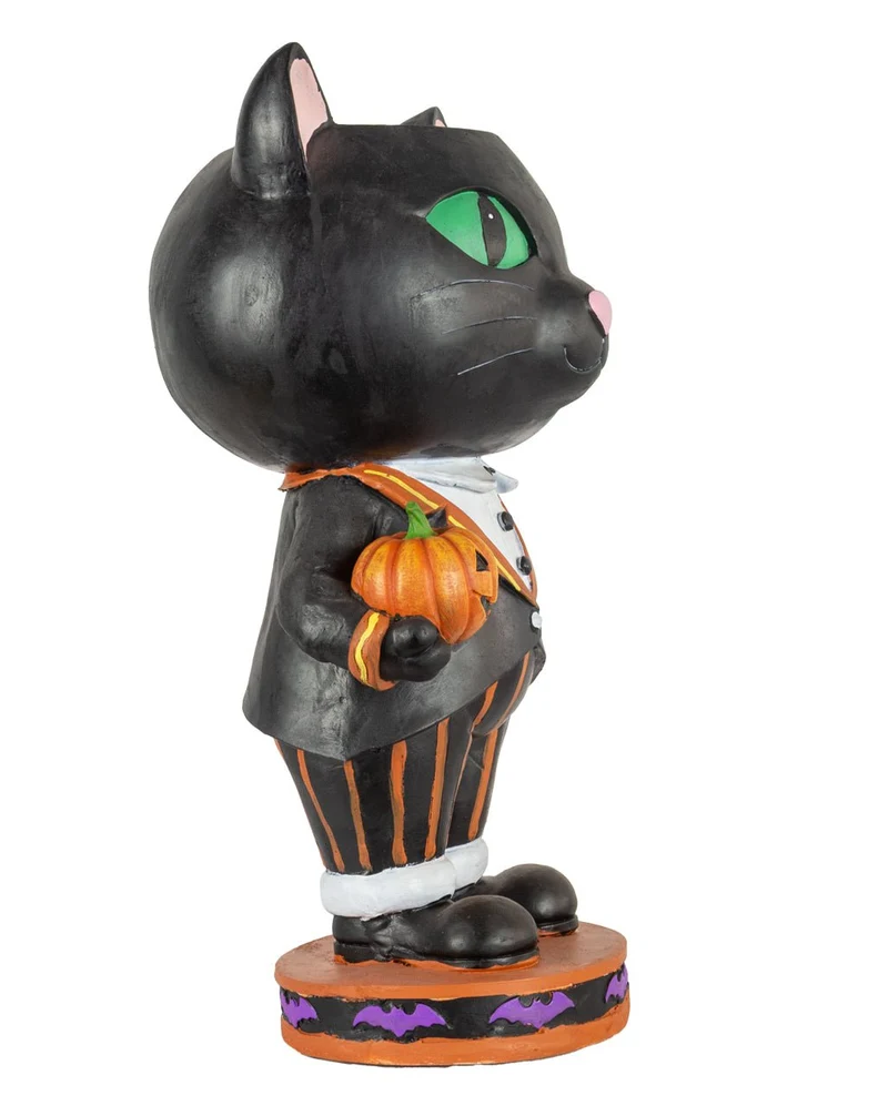 Halloween Katze als Bonbonschüssel 72cm