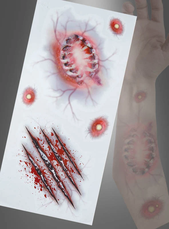Bisswunden Tattoo Wunden