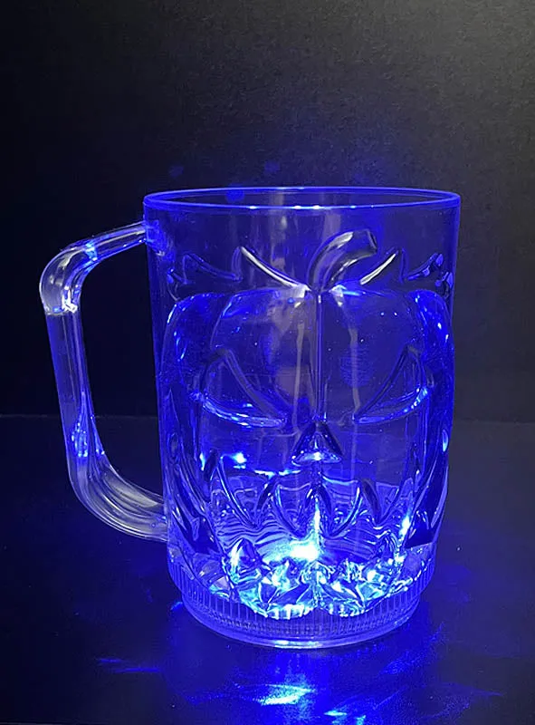 Großer Halloween Kürbis Krug LED 700ml