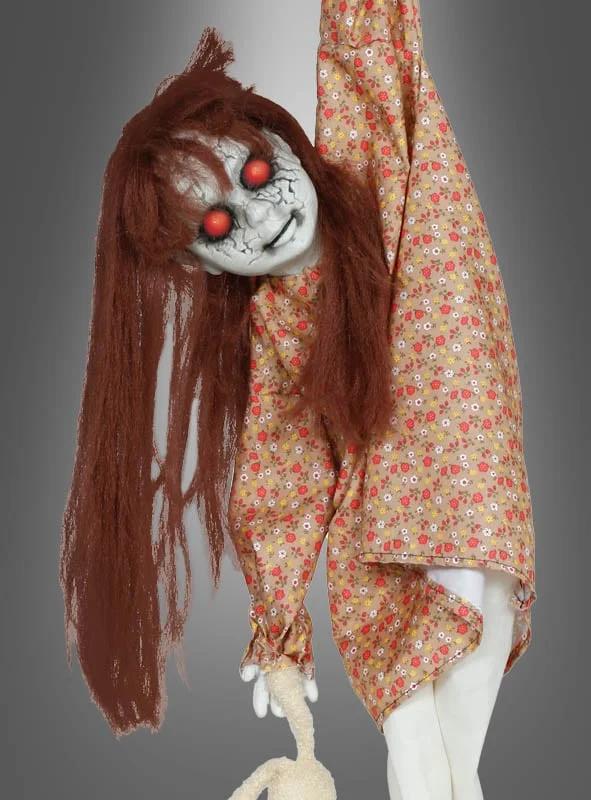 Hängende Horror Puppe animiert 90cm