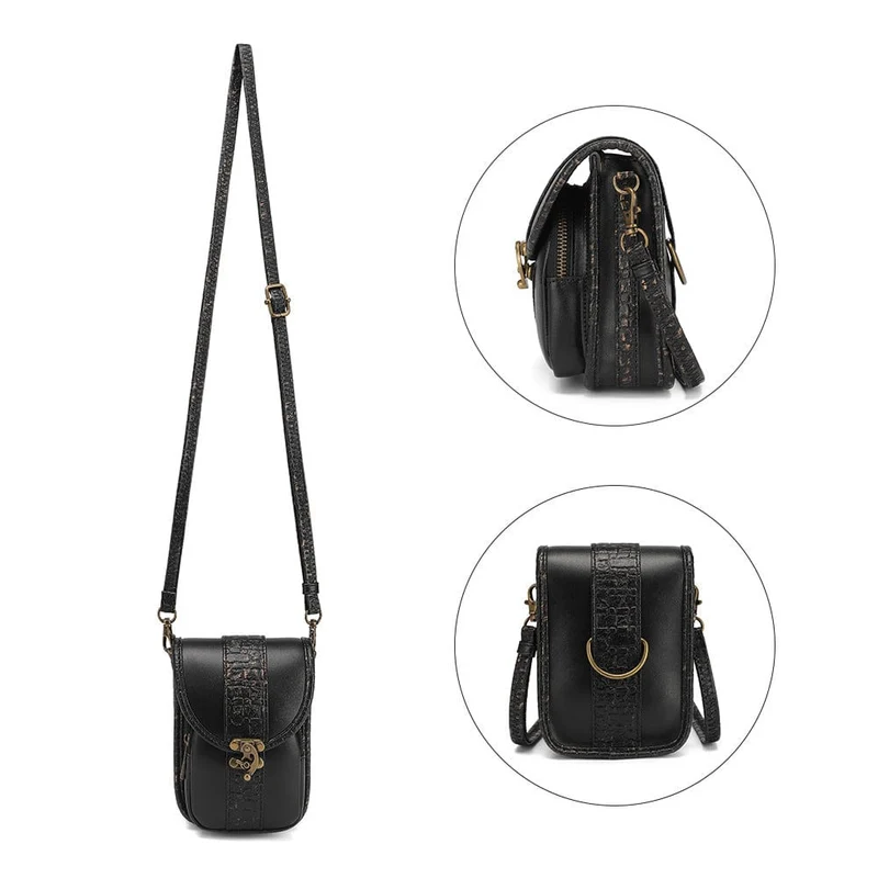 Unisex Steampunk Snakeskin Mini-Tasche