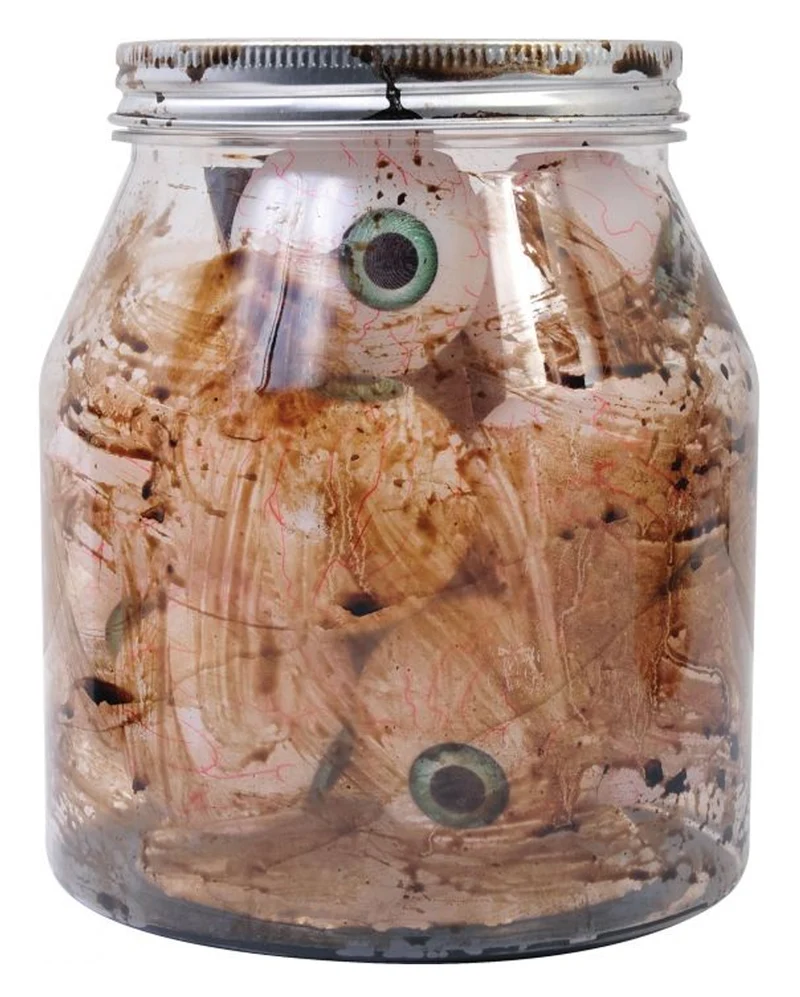 Horror Einmachglas mit Augen