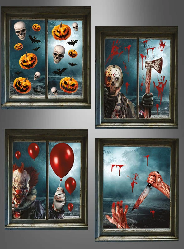 Halloween Deko Fenster Sticker