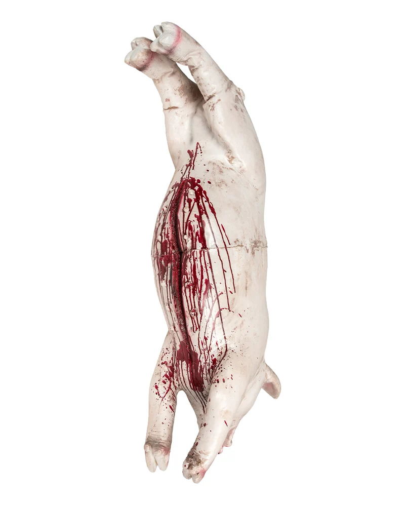 Blutiger, Aufgeschlitzter Schweinekörper 105cm