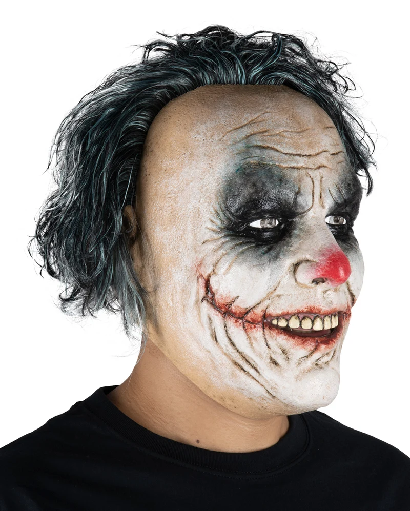 Crazy Lunatic Clown Maske