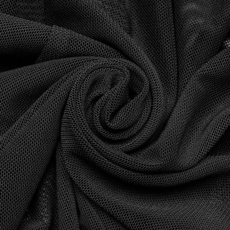 Gothic-Brautkleid für Damen mit Trägern, Seitenschlitz und abnehmbarem Cape