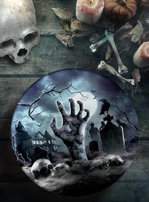 XXL Friedhof Zombie Hand Schüssel 31cm Halloween