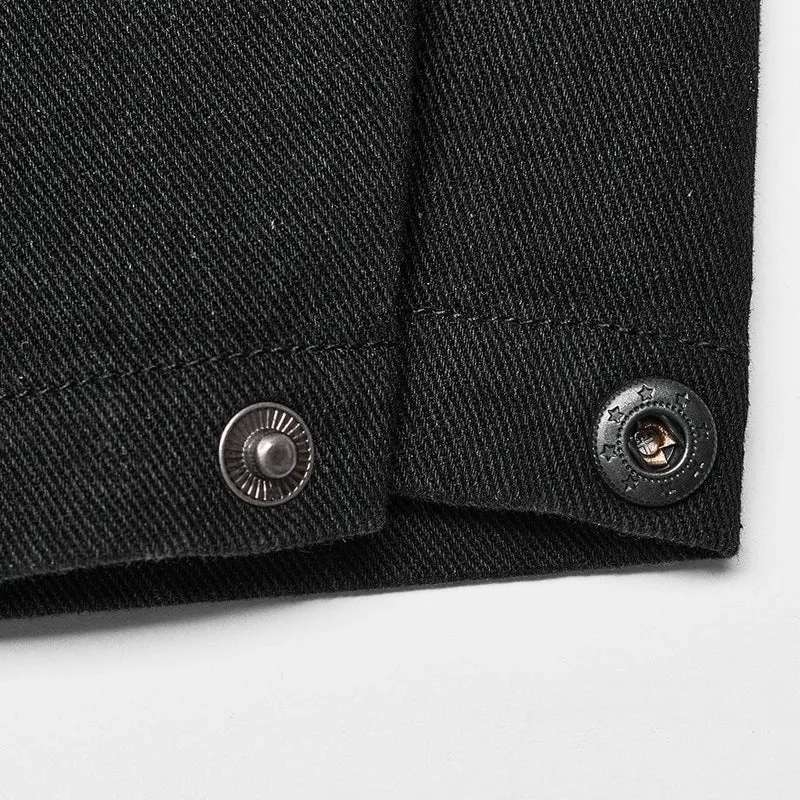 Zerrissene Damen-Punkhose mit doppelter Taille