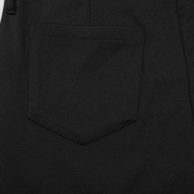 Gothic Strap Splice Buckle Schlaghose für Damen