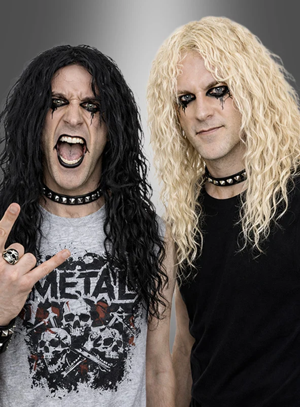 Langhaar Perücke Rocker Heavy Metal