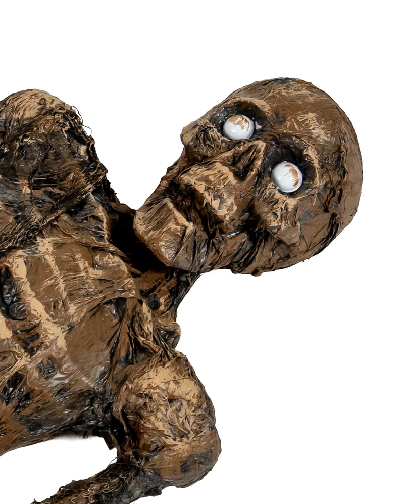 Moorleichen Torso mit LED Augen 86cm