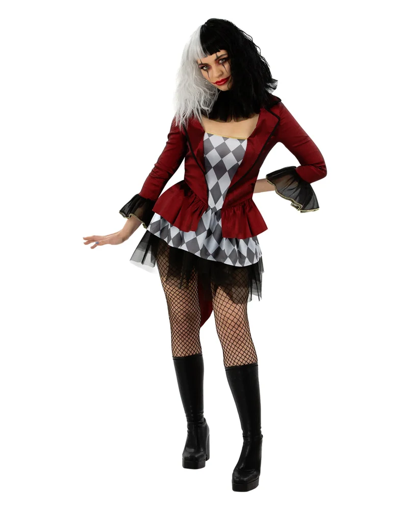 Evil Harlekin Damen Kostüm