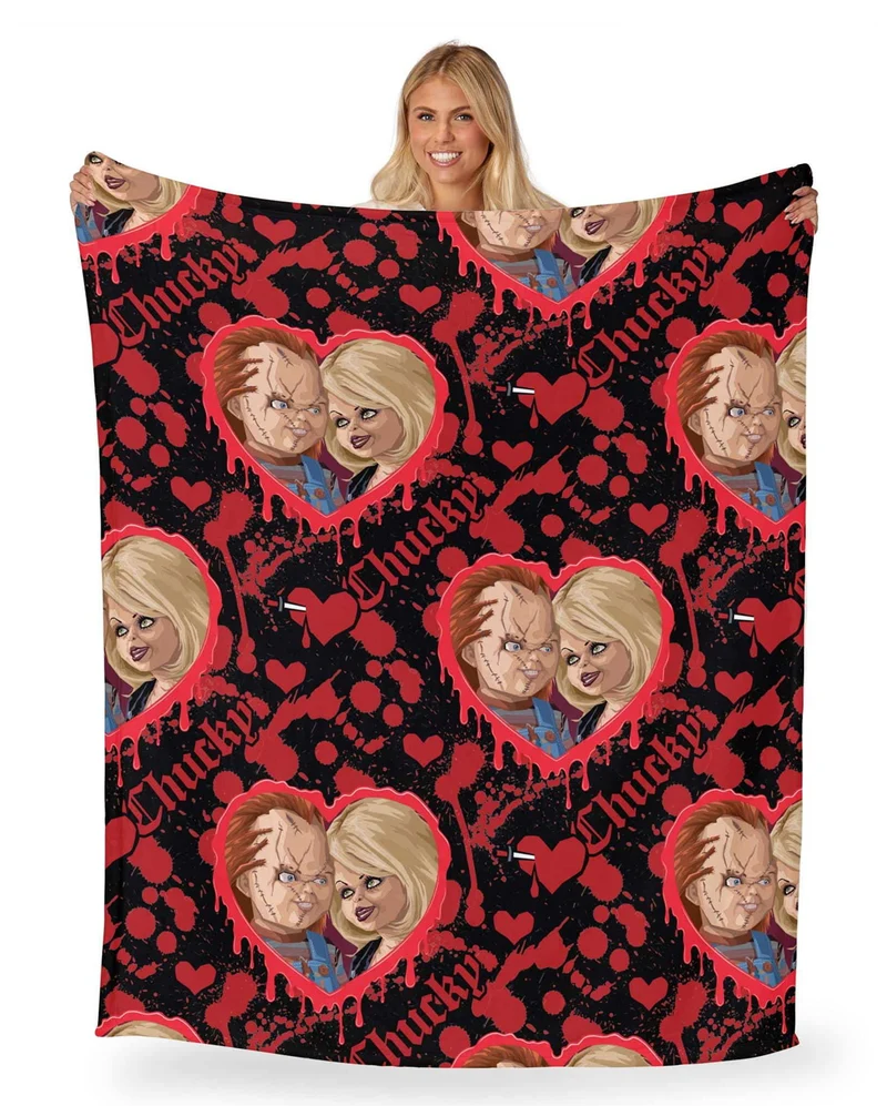Chucky Love Hurts Kuscheldecke 127x178cm