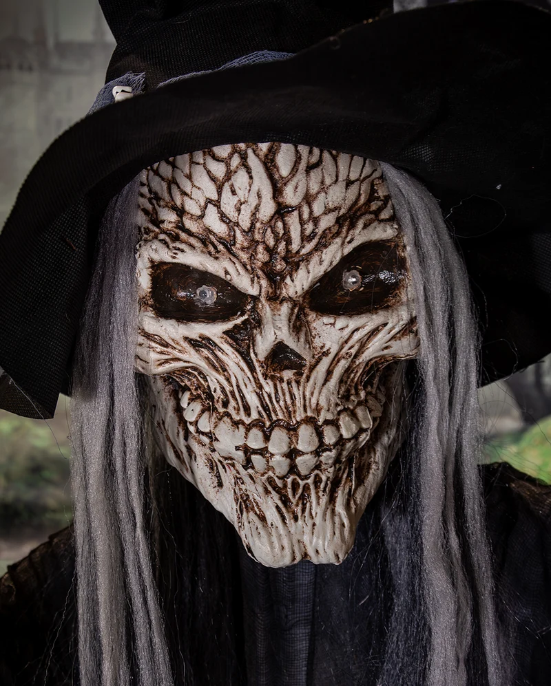 Hexenmeister Maleficus Halloween Animatronic 183cm