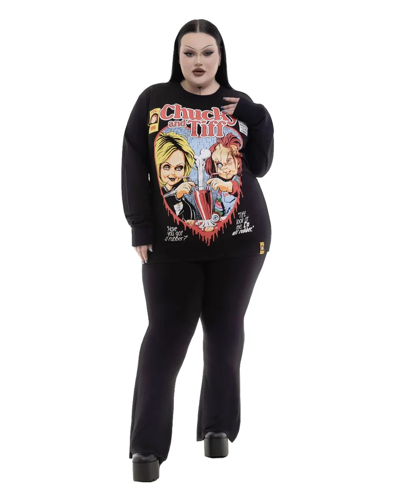 KILLSTAR Chucky & Tiff Forever Sweatshirt