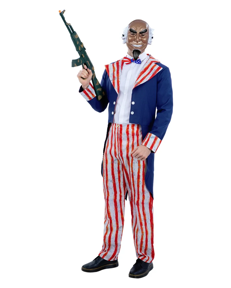 Uncle Sam Horror Patriot Herren Kostüm